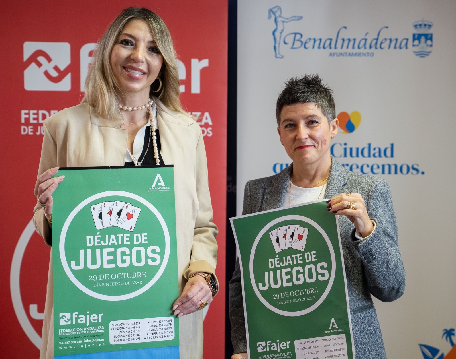 Benalmádena y Amalajer con el Día Sin Juegos de Azar